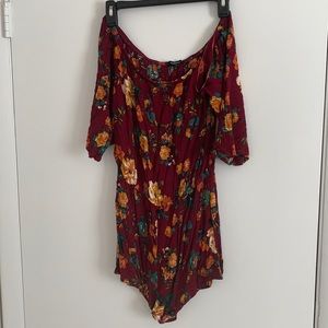 Beautiful off the shoulder romper